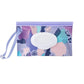 Baby Wet Wipe Pouch Cute Snap-Strap Refillable