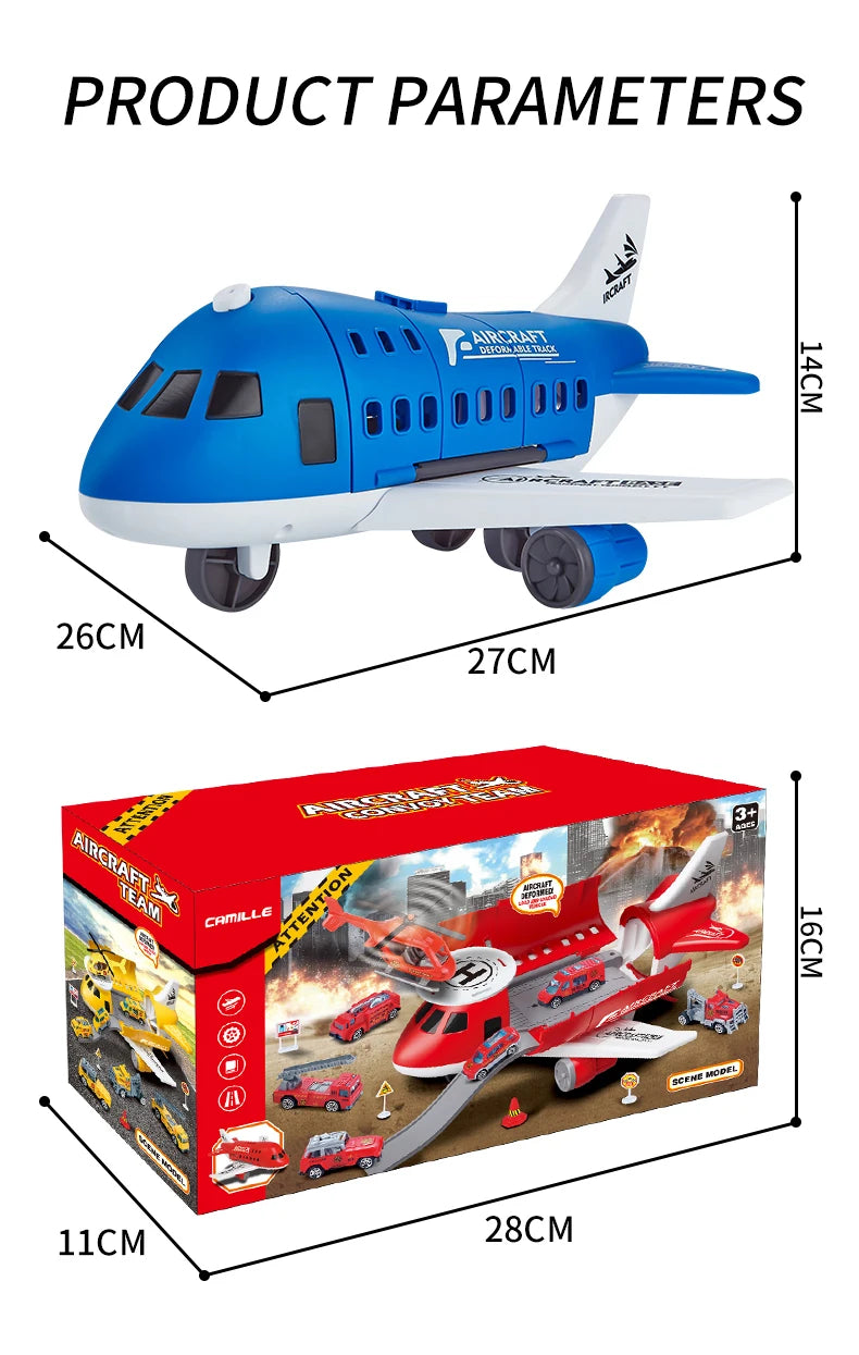 Airplane toy combination for boys and girl