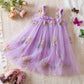 Toddler Baby Girls Party Dresses Back Butterfly