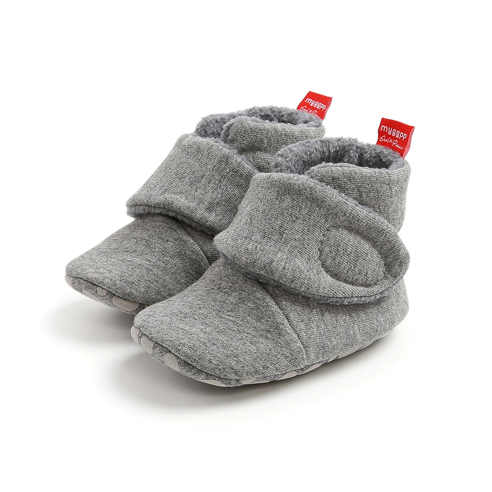New Baby Socks Shoes Star Toddler First Walkers Booties Cotton Comfort Soft Anti-slip Warm Infant Baby Boy Girl Shoes