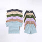 Summer 2pcs Kids Clothes Sets Children Sports Style Tracksuits T-shirts and Shorts Boy and Girl Outfits Suits