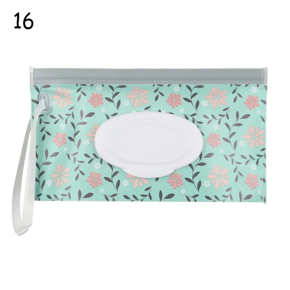 1Pc Baby Fashion Wipes Carrying Case Clutch and Clean Wet Wipes