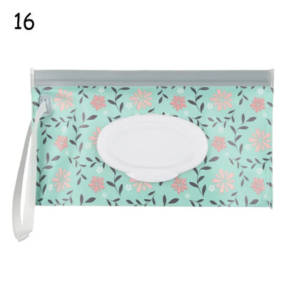 1Pc Baby Fashion Wipes Carrying Case Clutch and Clean Wet Wipes