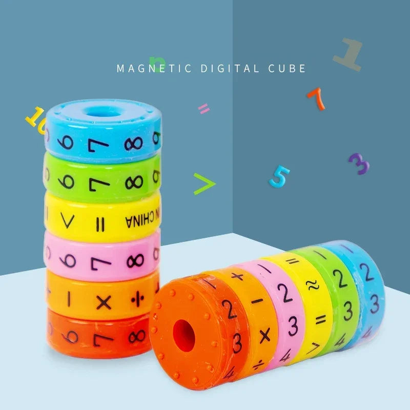 Educational Toys Magic Intelligence Arithmetic Maths Puzzle Cube For Kids Gift