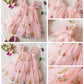 Toddler Baby Girls Party Dresses Back Butterfly
