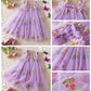Toddler Baby Girls Party Dresses Back Butterfly