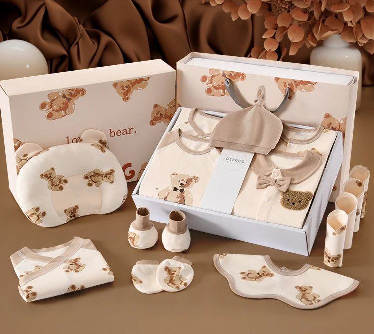 20/22/24/26 Pieces Newborn Clothes Baby Gift Pure Cotton Baby Set 0-6 Months Spring Summer Kids Clothes Suit Unisex Without Box