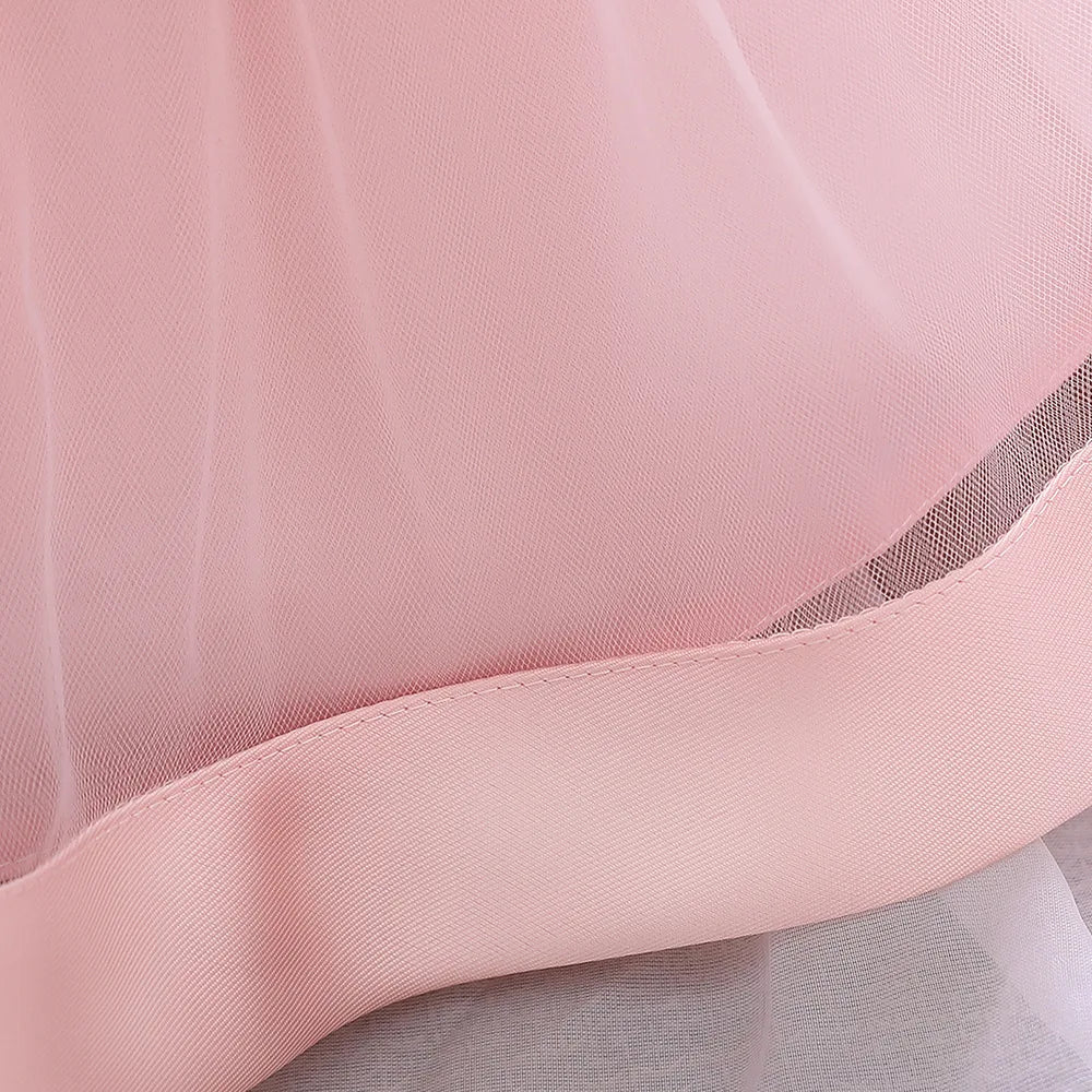 Baby Girls Elegant Big Bow Party Dress | Wedding & Birthday Princess Gown 6-36M