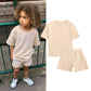 Summer 2pcs Kids Clothes Sets Children Sports Style Tracksuits T-shirts and Shorts Boy and Girl Outfits Suits