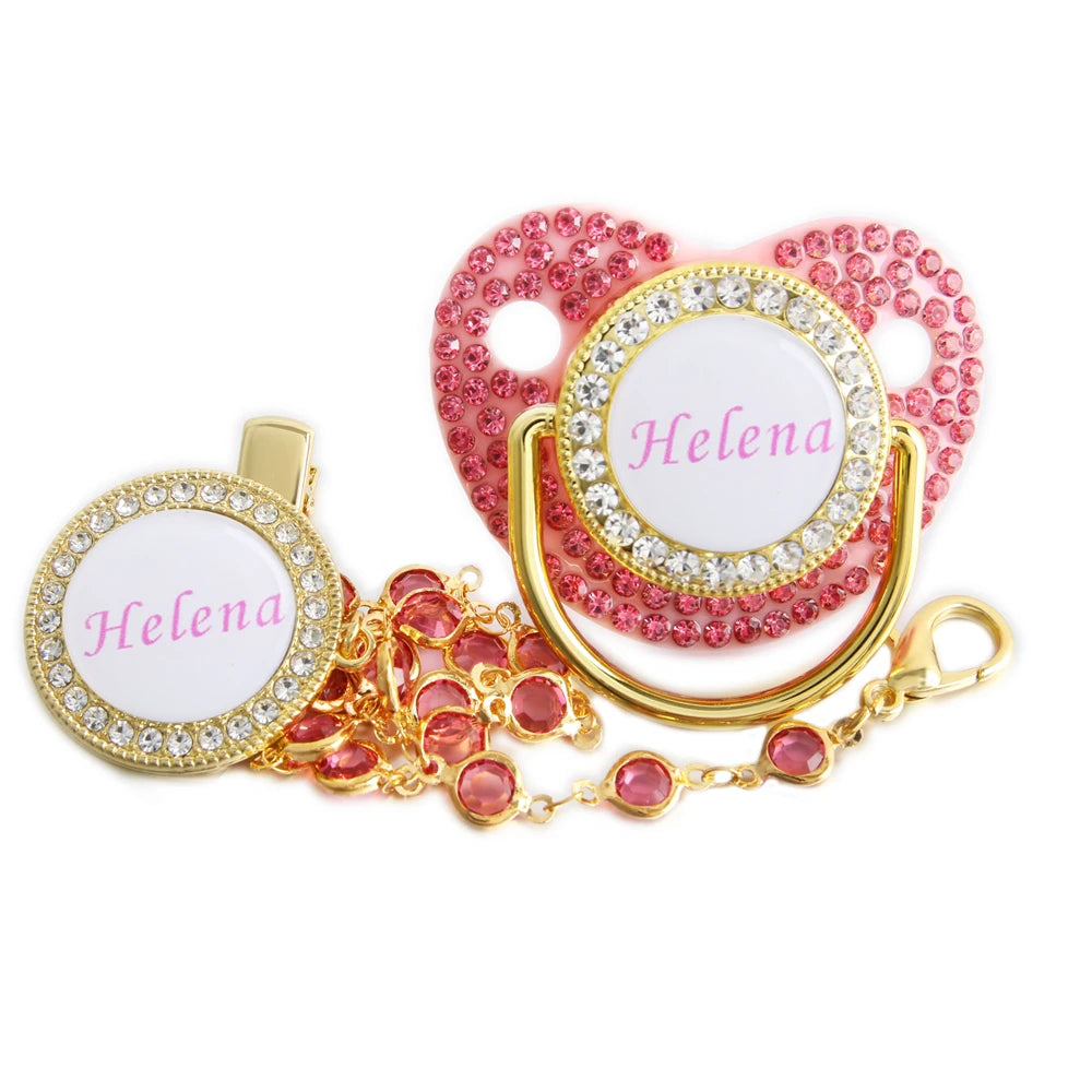 Baby Pacifier Dummy With Chain Clip 0-18 Months