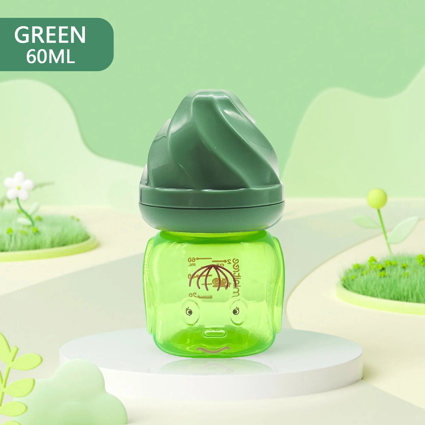 0-6 months newborn baby mini bottle, fall-proof and anti-colic PP bottle