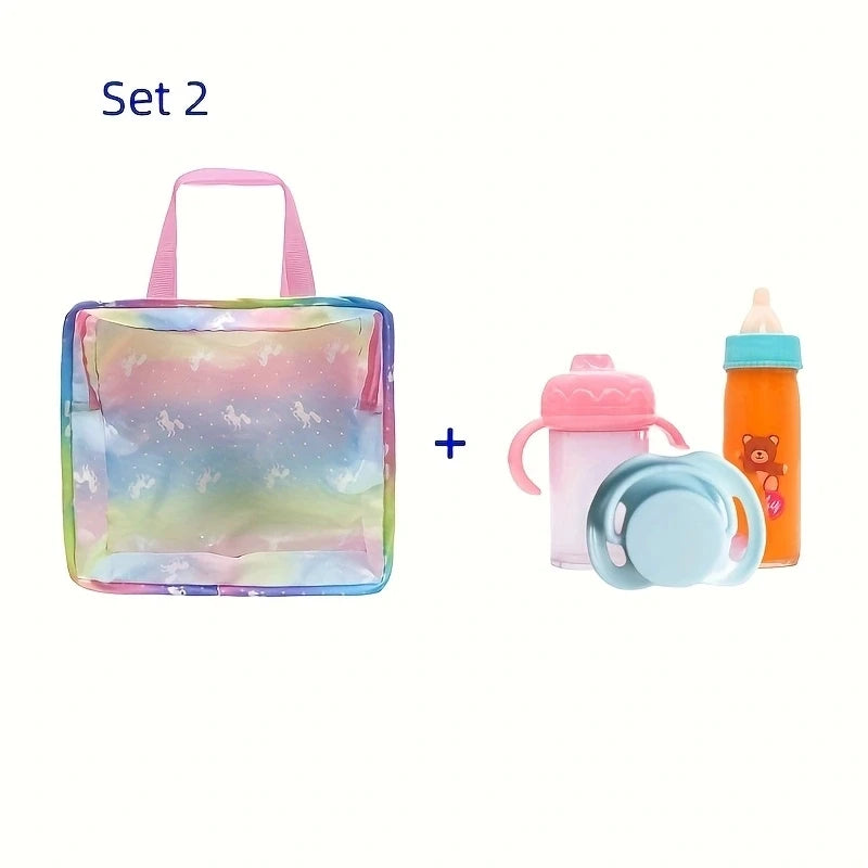 Accessories Baby Doll Feeding Bottle Set Baby Care