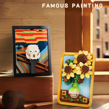 Building Blocks 3D Painting Model Blocks Educational Toys for Children Girls Boys Adult Gifts