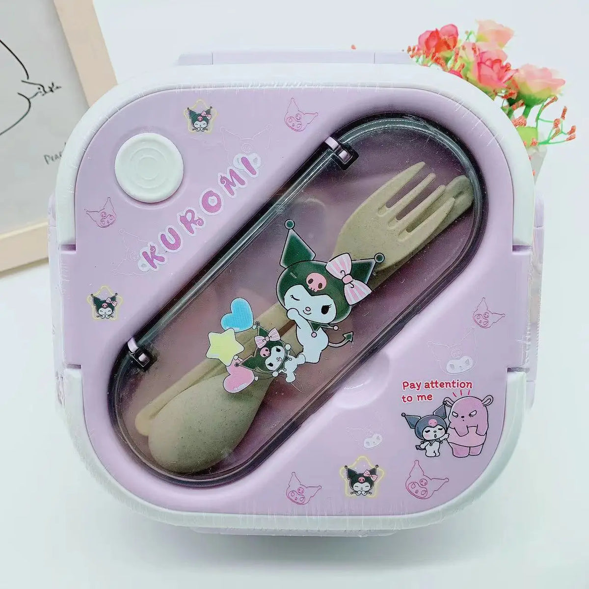 Sanrio Stainless Steel Lunch Box | 3 Compartments 1300ml | Kuromi, Hello Kitty, My Melody & Cinnamoroll