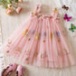 Toddler Baby Girls Party Dresses Back Butterfly