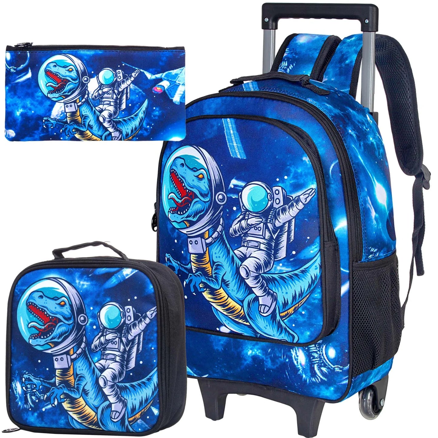 Kids Suitcase for Boys Wheeled Backpack