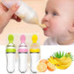 1 PC Safe Useful Silicone Baby Bottle With Spoon Food Supplement Rice Cereal Bottles Squeeze Spoon Milk Feeding Bottle Cup