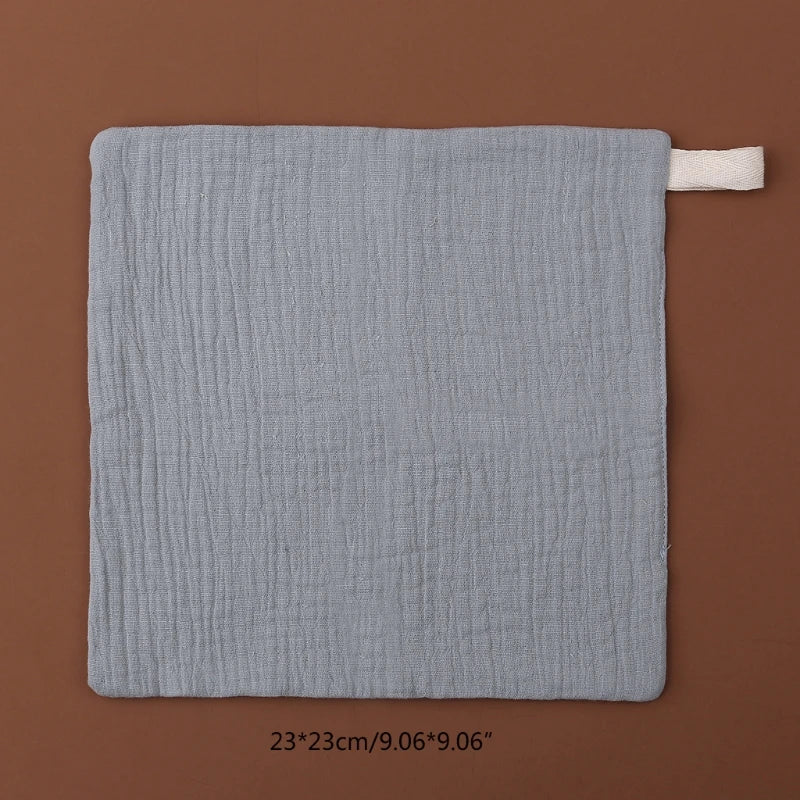 5PC Baby Towel New Born Items Stuff Muslin Squares Infant Hand Bath Shower Face Towels Soft Cotton