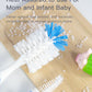 2 in 1 Mother-child Nylon Baby Bottle Cup Cleaning Brush Suction Stand Type Feeding Clean Tool Set