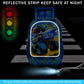 Kids Suitcase for Boys Wheeled Backpack