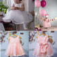 Newborn & Baby Girl Dress – Perfect for Christening, Baptism, Birthday, or Prom – 0–12 Months