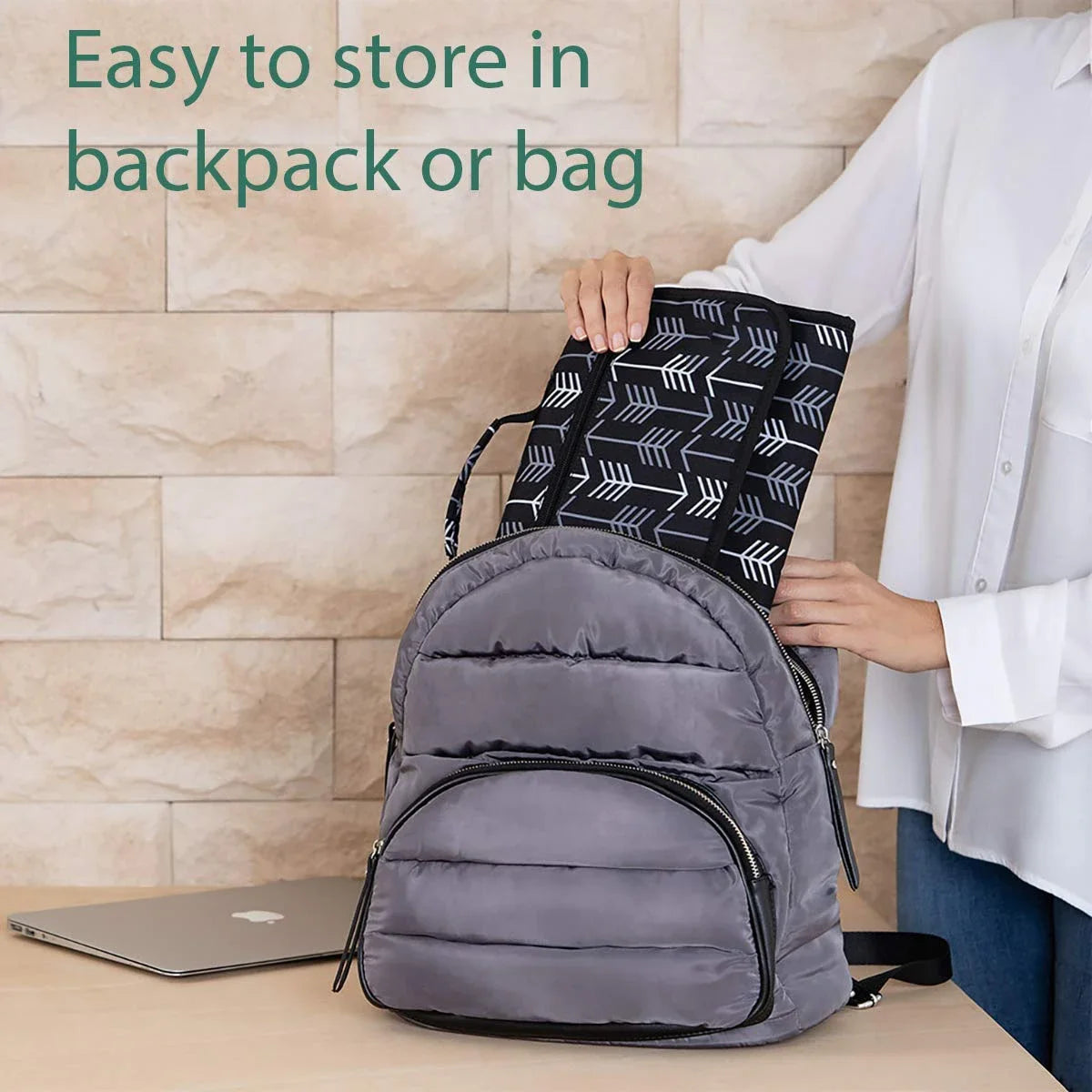 Portable Baby Changing Pad with Storage Pockets