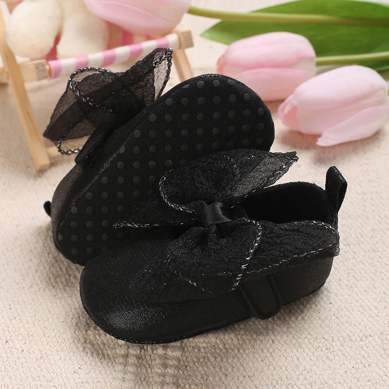 Soft Cotton Lace Baby Girl Princess Shoes 2023 Newborn Moccasins Shoes Cotton Sole Prewalker Anti slip Toddler Step
