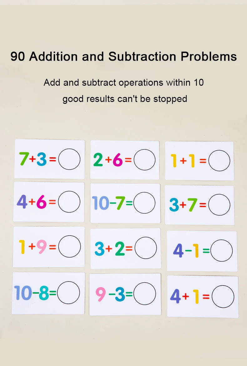Children's educational toys, mathematical operations learning