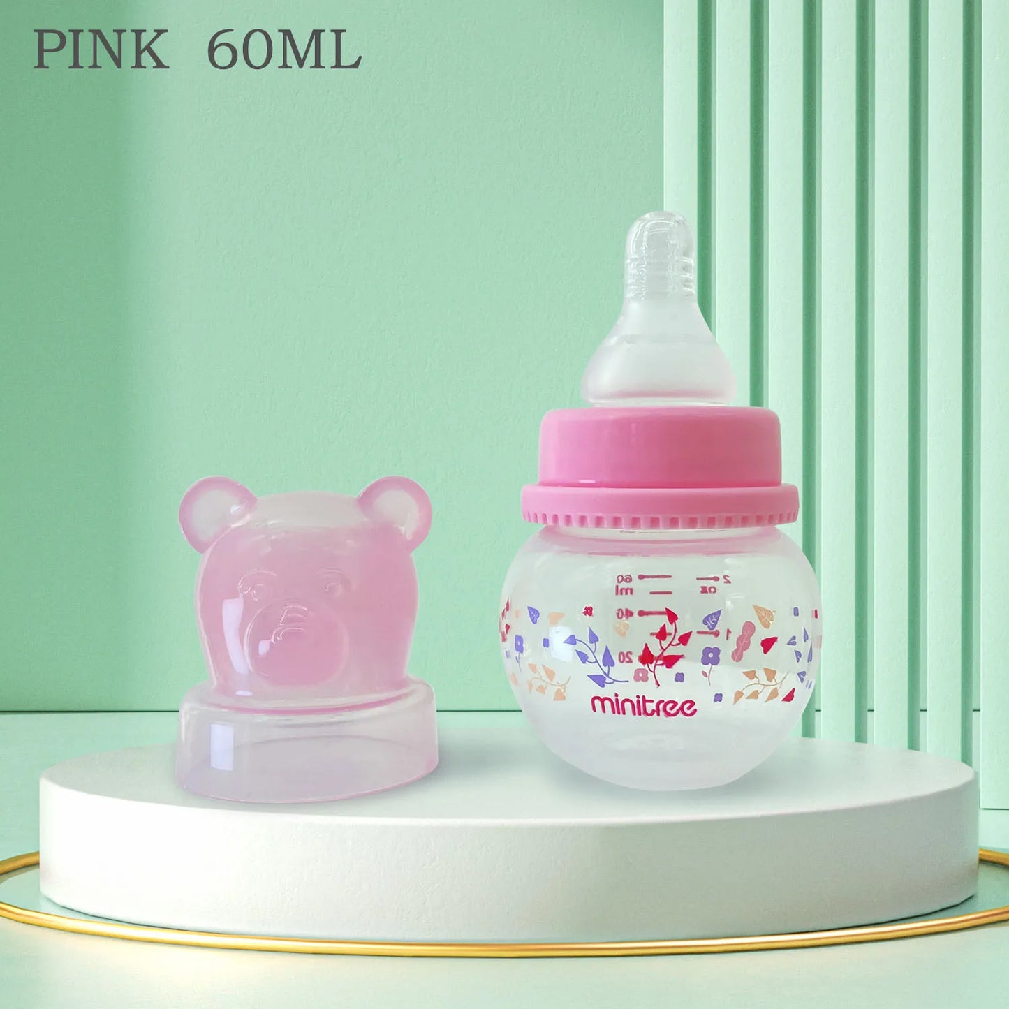 0-6 months newborn baby mini bottle, fall-proof and anti-colic PP bottle