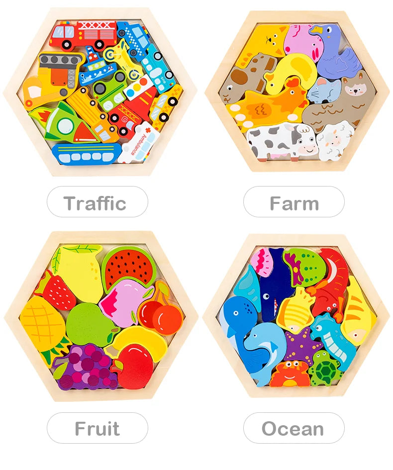 Children's creative three-dimensional puzzles / Education toys