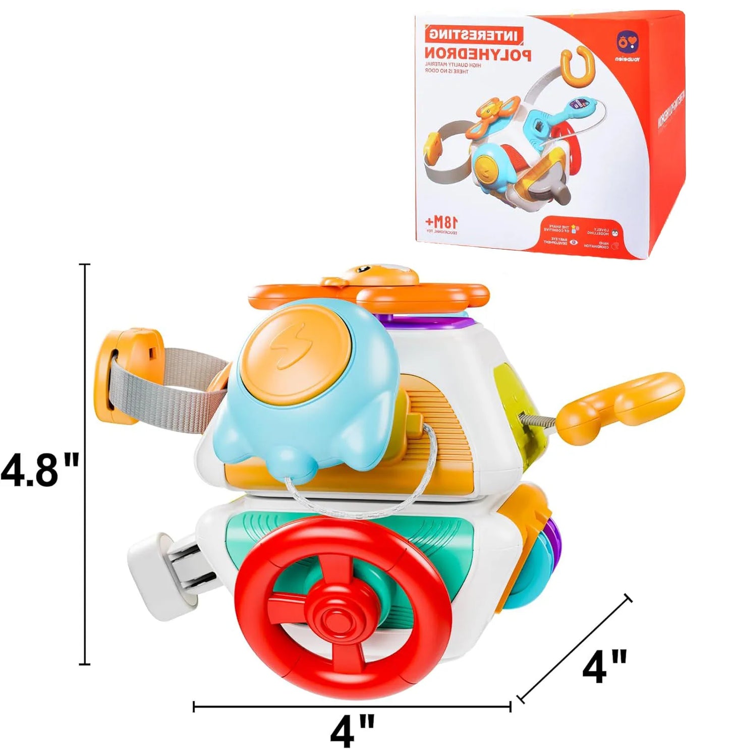 Board Cube Montessori Sensory Educational Toys