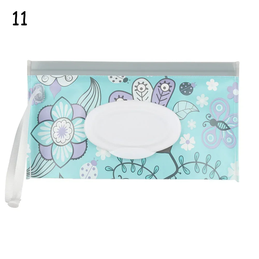 1Pc Baby Fashion Wipes Carrying Case Clutch and Clean Wet Wipes