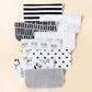 Newborn 8 Piece Baby Saliva Wipes 100% Cotton Soft and Comfortable Shower Towels