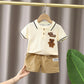 Kids Clothes Boys Summer Two-piece Sets  New Boys Baby Outfit Fashion Trendy Clothing Casual Set 0-4 Years Old