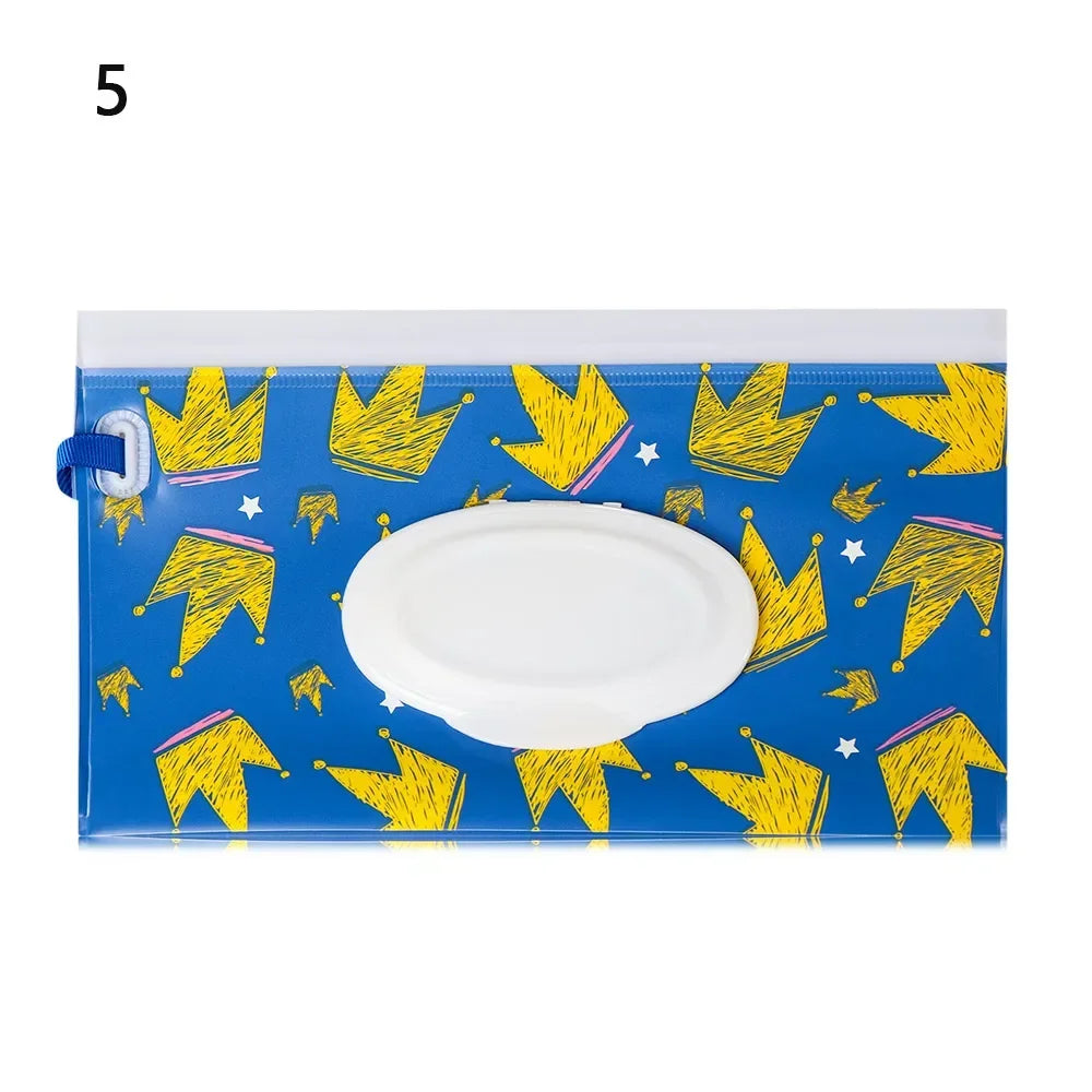 1Pc Baby Fashion Wipes Carrying Case Clutch and Clean Wet Wipes