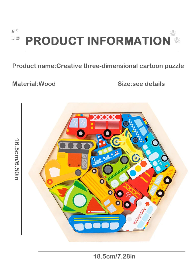 Children's creative three-dimensional puzzles / Education toys