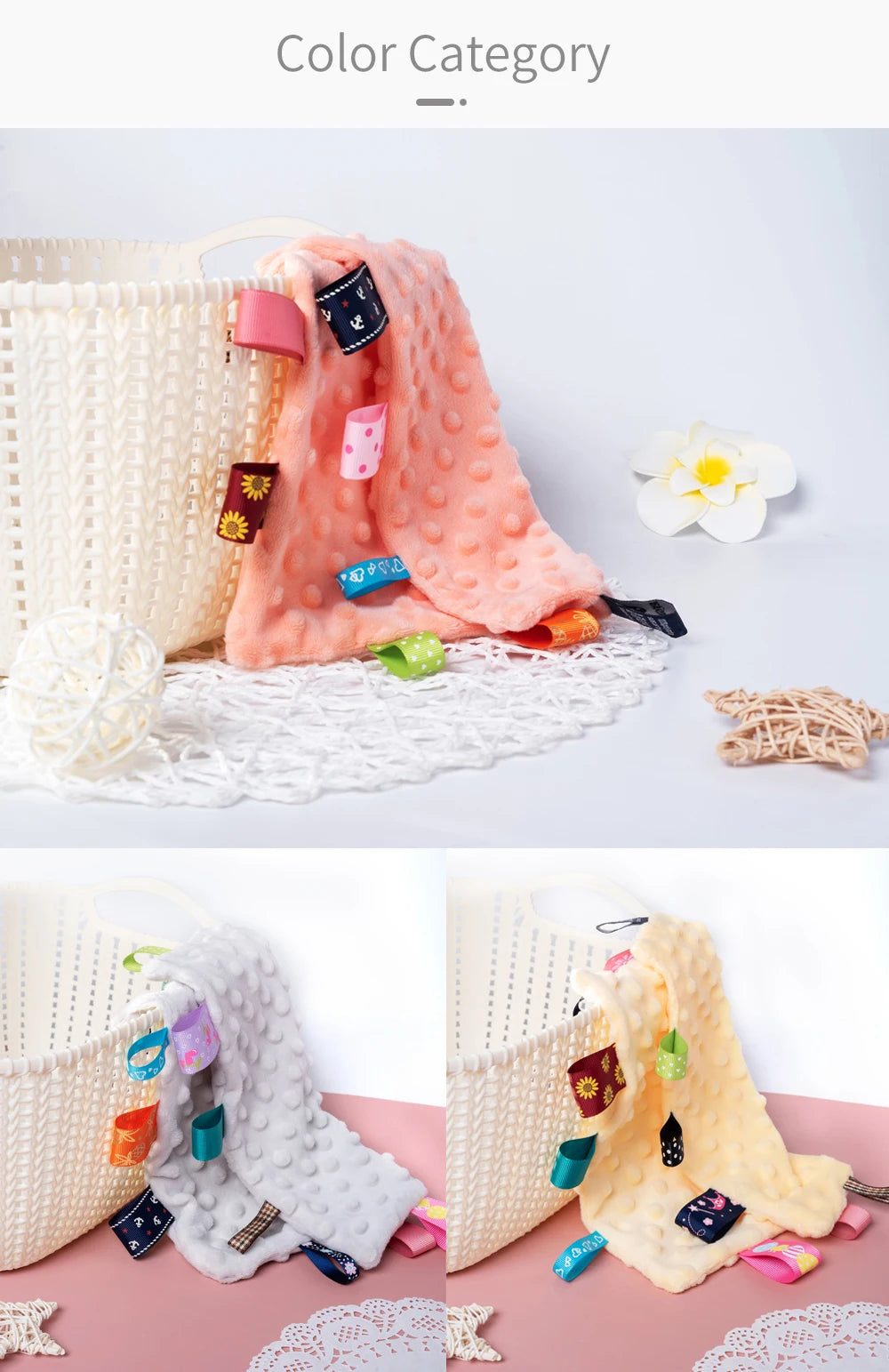 Newborn Baby Soothe Appease Towel Calm Wipes Kids Infant Towel Blanket