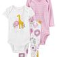 3PCS Baby Clothing Set Autumn Newborn Baby Girl Pure Cotton Clothes Set Soft Cute Animal Kids Bodysuits+Pants+Romper Bebe 6-24M