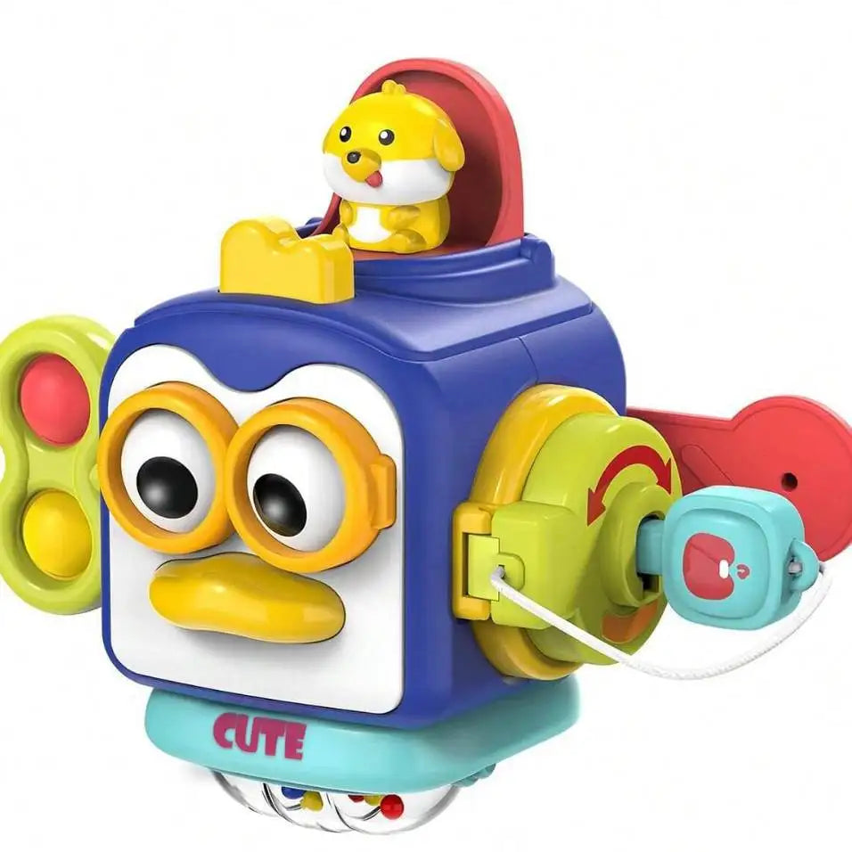 Board Cube Montessori Sensory Educational Toys