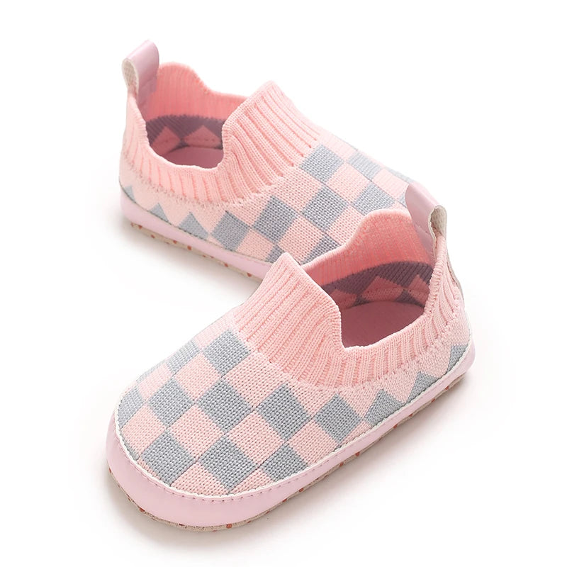 Baby Shoes Boy Girl Cotton Fabric Casual Anti-slip Soft Sole Shoes Infant Kids Walking Toddler 0-18 Months