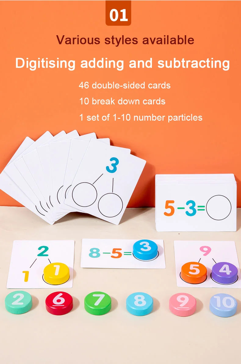 Children's educational toys, mathematical operations learning