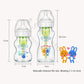 Dr. Brown's newborn glass baby bottle, wide diameter, anti-colic, gas-liquid separation 150ML + 270ML