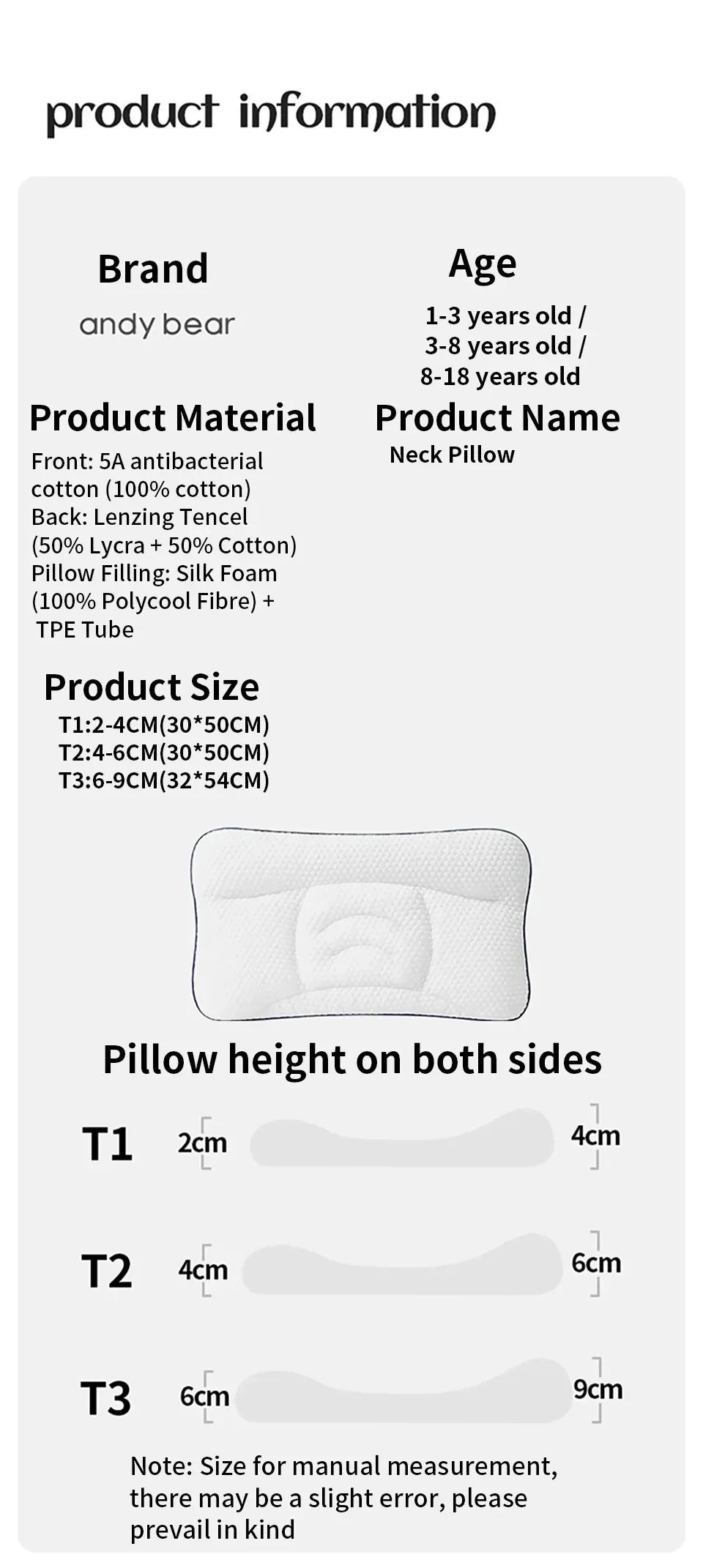 Accessories Product Mother Kids Sleep Baby Pillows for Newborns Nursing Neck Pillow Baby Newborn Cushion Pillow Infant Bedding