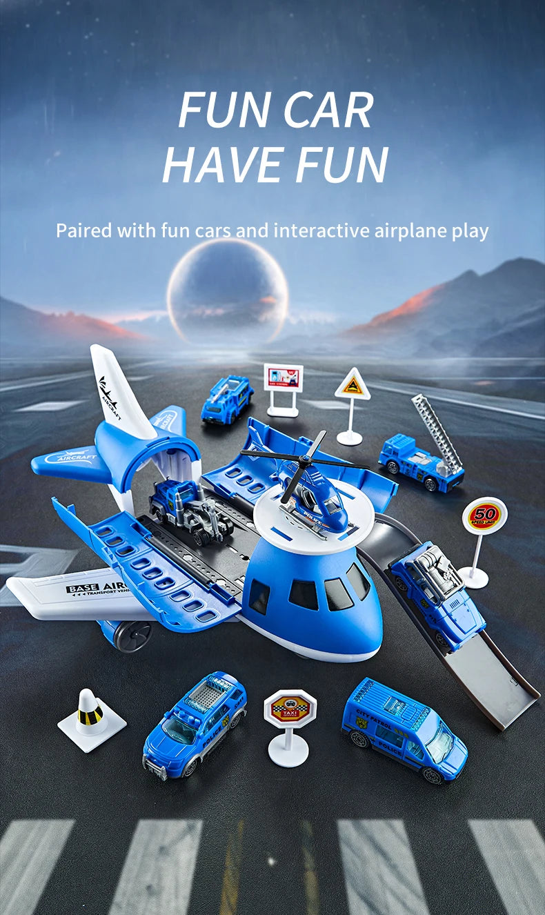 Airplane toy combination for boys and girl