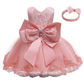Baby Girl Baptism Dresses Toddler White Lace Flower Tulle Christening 1 Years Birthday Princess Party Dress Newborn Wedding Gown