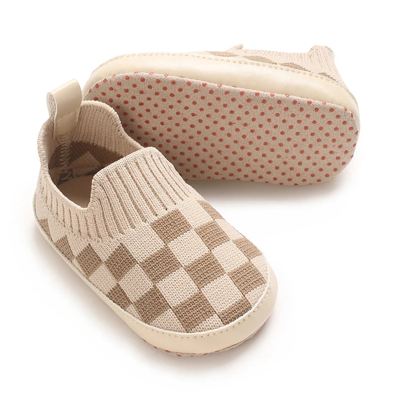 Baby Shoes Boy Girl Cotton Fabric Casual Anti-slip Soft Sole Shoes Infant Kids Walking Toddler 0-18 Months