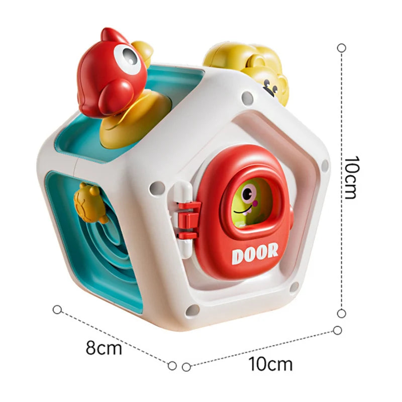 Board Cube Montessori Sensory Educational Toys