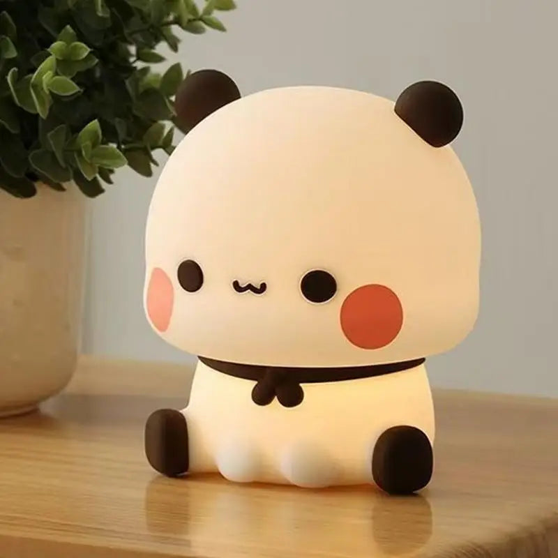 Cute Panda Night Light LED Squishy Novelty Animal Touch Night Lamp
