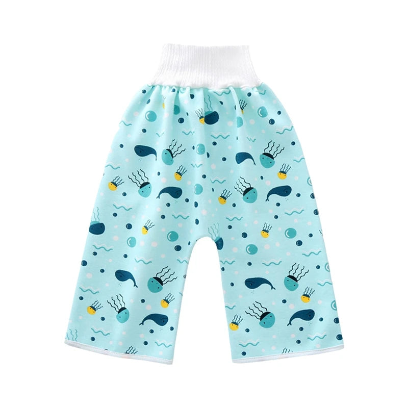 Waterproof Baby Diaper Pants - Leak-Proof Urine Training Pants, Washable Cloth Diapers, Sleep Bed Pants & Potty Training Pants for Infants and Kids