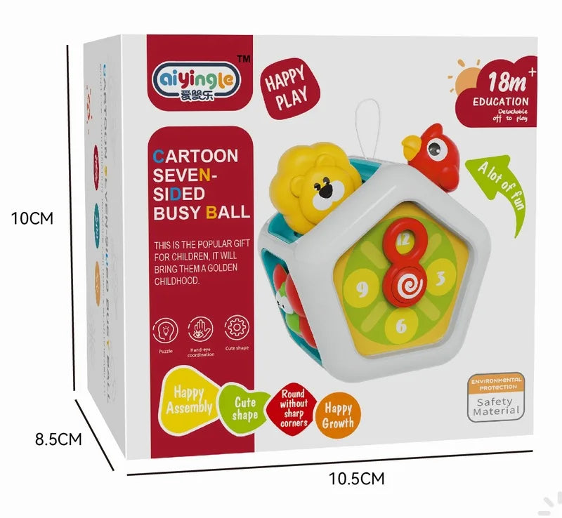Board Cube Montessori Sensory Educational Toys